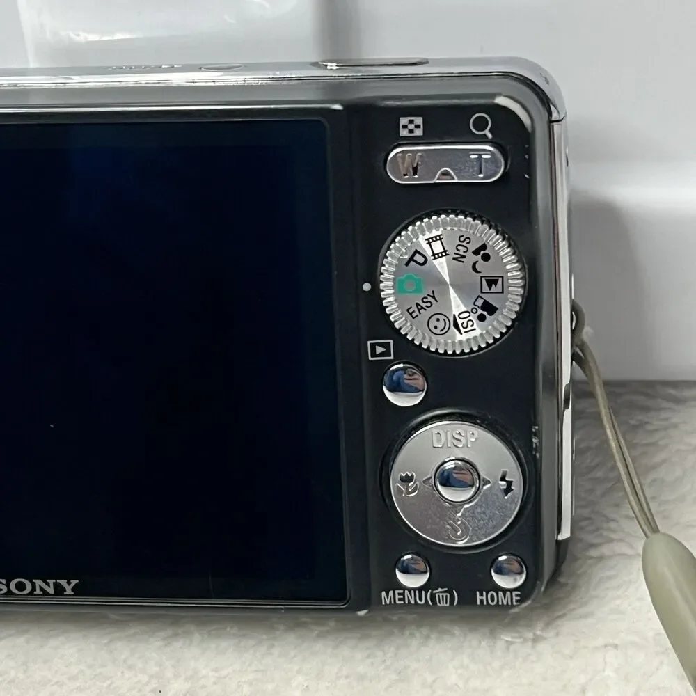 SONY Cybershot DSC-W230 12.1MP Black Digital Camera Extras Powers On For Parts